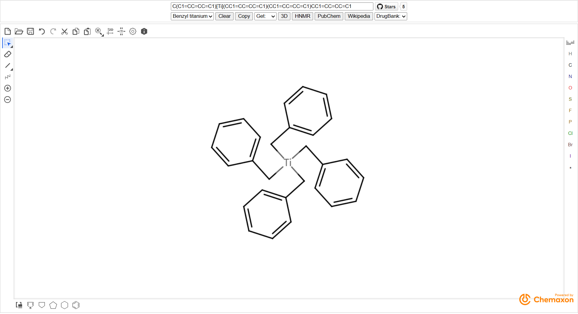 从结构式搜索化合物
